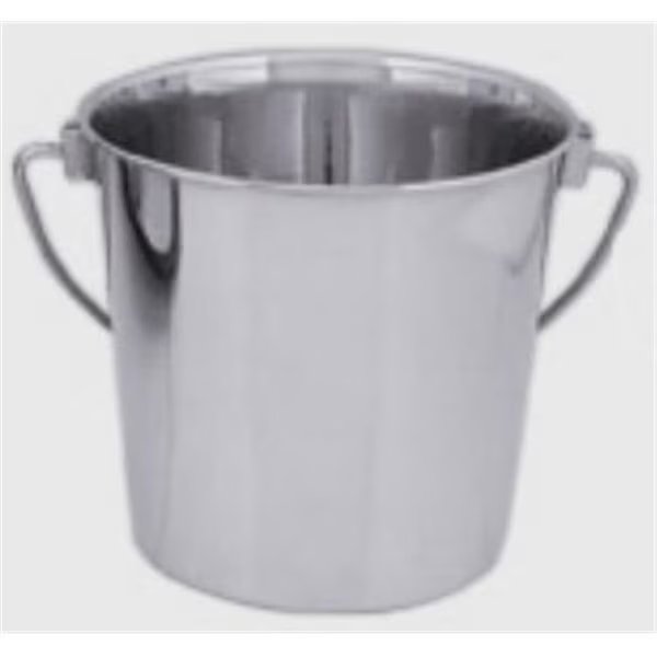 QT Dog SS0146 16 Quart Bucket - Stainless Steel, Qt Dog, Mfr#: SS0146